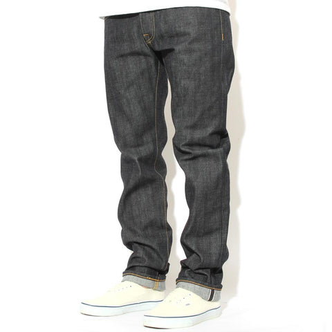 ED-55 Relaxed Red Listed Selvage Denim Blue Un-washed