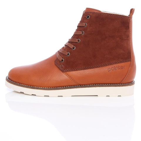 Caine Oiled Leather/Suede Ivory Autumn