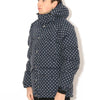 Summit Down Insulated Parka Navy Dot