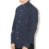 Slim Fit Button Down Shirt Navy Dot