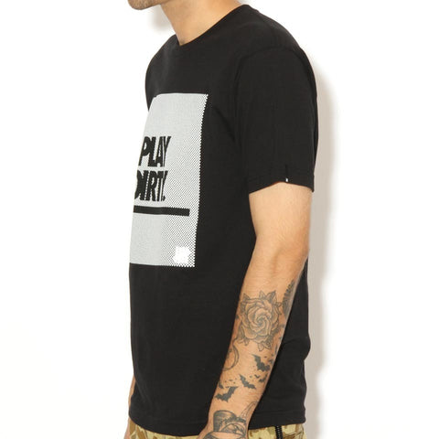 S/S PD Check T-Shirt Black