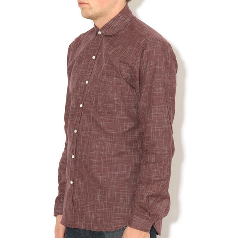 Eton Collar Shirt Latrigg Burgundy