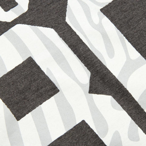 80 Stripes Tee Charcoal Heather