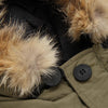 Hoosac Hooded Mountain Parka Real Fur Olive Drab