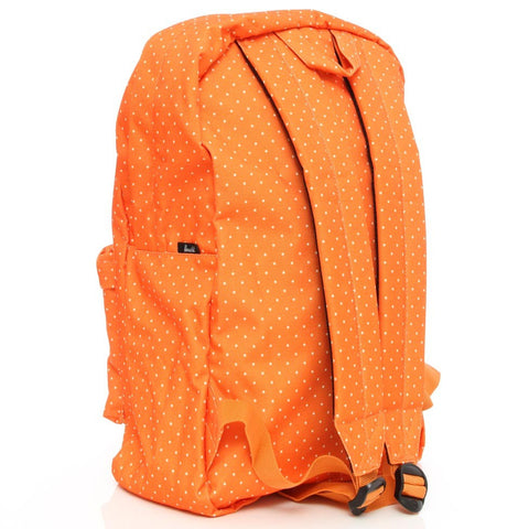 Classic Backpack Orange Polka Dot