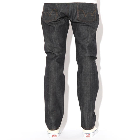 ED - Black 05. Label Red Listed Selvedge Denim Blue Unwashed