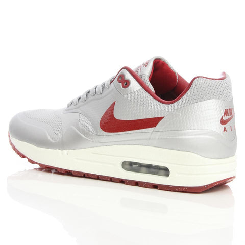 Air Max 1 Hyperfuse QS Metallic Silver/Deep Red