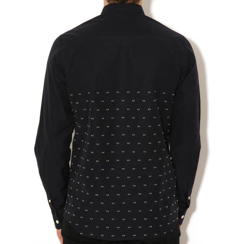 Anton Coupe Shirt Polka Navy