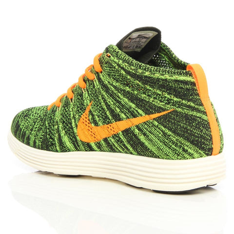 Lunar Flyknit Chukka Black/Total Orange