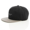 Distressed Cord Snapback Black/Tan