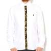 1st Camo Front Panel BD Shirt White